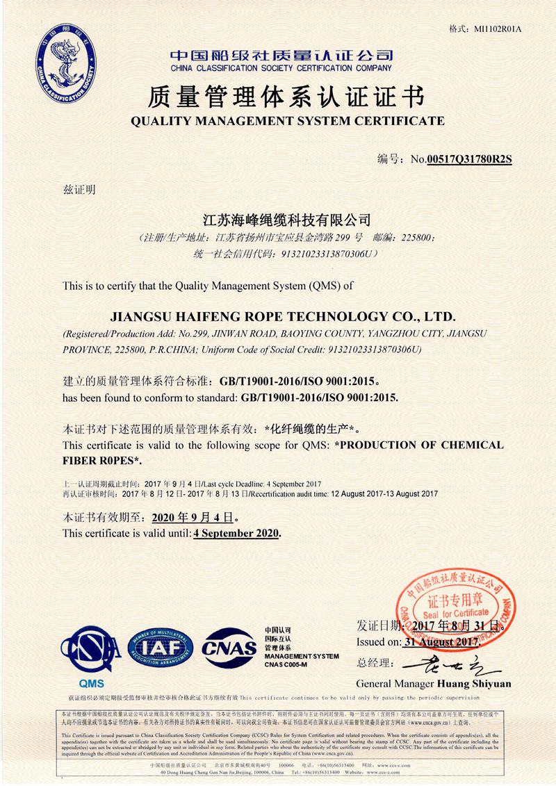 2 Quality management system